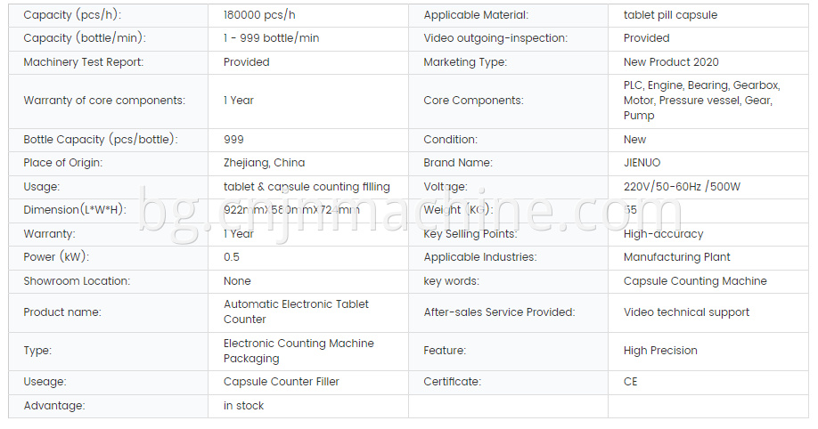 Capsule counting machine180000 pcs999
